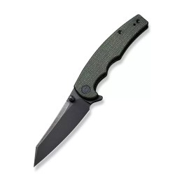 Nóż składany Civivi P87 Micarta Green, Black Stonewashed Nitro-V by Kaila Cumings (C21043-3)