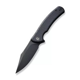 Nóż składany Civivi Sinisys Black Coarse G10, Black Stonewashed 14C28N (C20039-1)