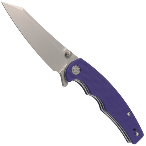 Nóż składany Civivi P87 G10 Purple, Silver Bead Blasted Nitro-V by Kaila Cumings (C21043-2)