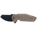 Nóż składany WE Knife StarHawk Bronze Titanium, Black Stonewashed CPM 20CV (WE21017-2)