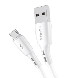 Kabel USB do USB-C VFAN Racing X05, 3A, 3m (biały)