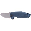 Nóż składany WE Knife StarHawk Blue Titanium, Silver Bead Blasted CPM 20CV (WE21017-4)