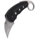 Nóż składany karambit Herbertz Solingen Black Aluminium, Satin (575310)