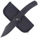 Nóż składany Civivi Sinisys Black Coarse G10, Black Stonewashed 14C28N (C20039-1)