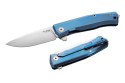 Nóż składany LionSteel Myto Blue Titanium, Satin M390 by Molletta (MT01 BL)