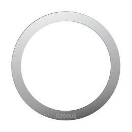 Pierścień magnetyczny Baseus Halo do telefonu, MagSafe, srebrny (2szt.)