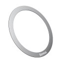 Pierścień magnetyczny Baseus Halo do telefonu, MagSafe, srebrny (2szt.)
