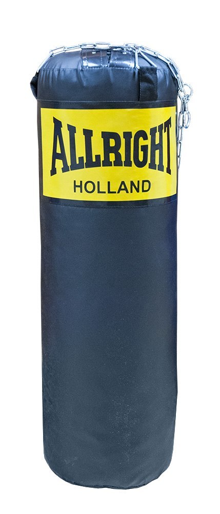 Worek bokserski Allright 70x30cm wypełniony | czarny