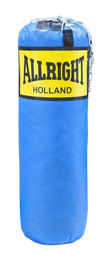 Worek bokserski Allright 70x30cm wypełniony | niebieski