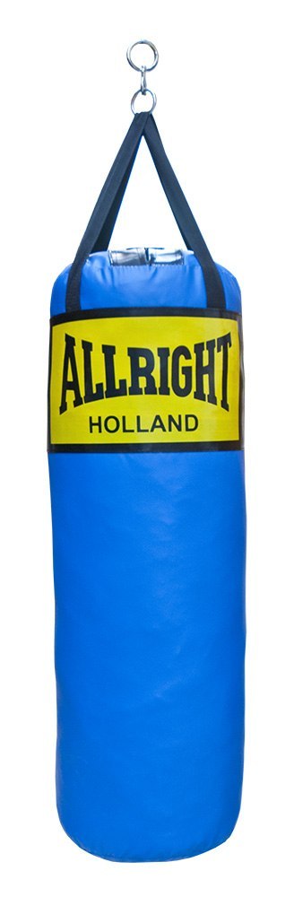 Worek bokserski Allright 90x30cm wypełniony | niebieski