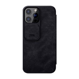 Etui skórzane Nillkin Qin Pro Leather Case do iPhone 13 Pro (czarne)