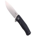 Nóż składany LionSteel Myto Black Canvas, Satin Blade (MT01 CVB)