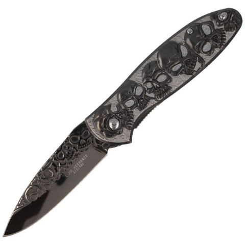 Nóż składany Herbertz CJH Skulls Titanium Coated Steel, Titanium Coated 420 (564612)