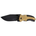 Nóż Herbertz Solingen Hit Black-Gold Drop Point Folder (577713)