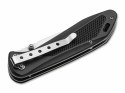 Nóż składany Magnum Advance Checkering Black 20 cm, stal 440C, aluminium