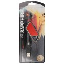 Latarka ASP Sapphire USB LED Aluminium Red - 53653