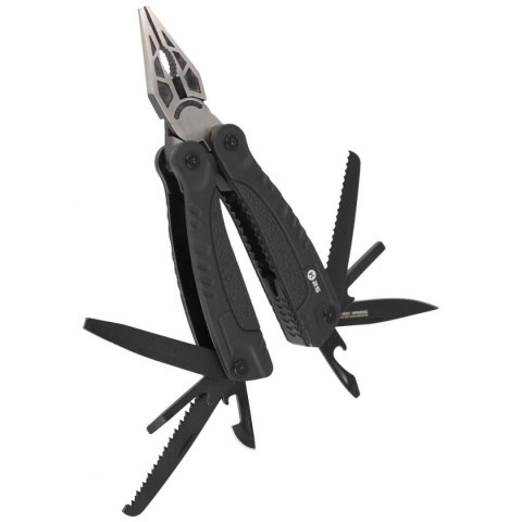 MultiTool K25 Tactical Black Rubber 20 funkcji, Etui (33759)