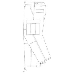 Spodnie Tru-Spec Classic BDU (Battle Dress Uniform) - 65/35 Polyester / Cotton Rip-Stop - Khaki - 2XL-Regular