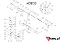 Śruba mocująca kabłąk przednia Hatsan MOD 33 - 155, Dominator 200, Striker, Proxima (777)