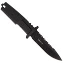 Nóż K25 Tactical Black Rubber, Black Titanium Coated (31910)