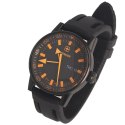 Zegarek Wenger Commando Black Line 70173, PVD, Black Dial, Silicone Strap