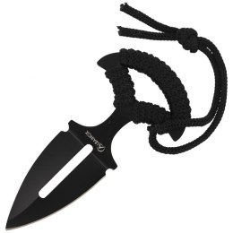 Nóż Martinez Albainox Dagger Black Nylon Cord, Black Finish (31880)