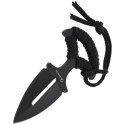 Nóż Martinez Albainox Dagger Black Nylon Cord, Black Finish (31880)