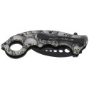 Nóż składany Herbertz CJH Karambit Skulls, Black Blade 420 (572413 - ART000137)