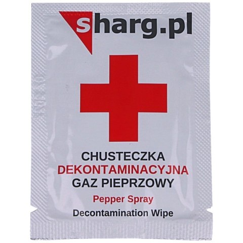 Chusteczka dekontaminacyjna neutralizująca działanie gazu pieprzowego (SHD101V2)