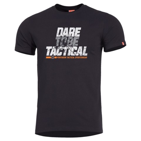 T-shirt Pentagon Ageron Dare to Be Tactical, Black (K09012-DT-01)