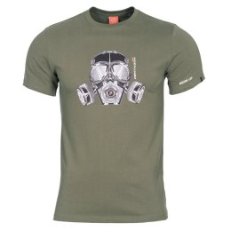 T-shirt Pentagon Ageron Gas Mask, Olive (K09012-GM-06)