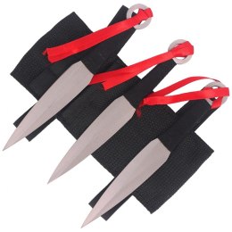 Noże do rzucania Martinez Albainox Kunaï Wrapped, Satin 3szt (31801)