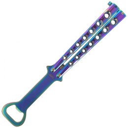 Otwieracz do butelek Herbertz CJH Balisong, Rainbow (44079 - 571213)