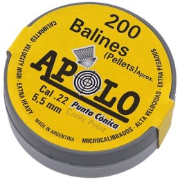 Śrut Apolo Conic 5.5 mm, 200 szt. 0.84g/13.0gr (11005)