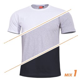 T-shirts Pentagon Orpheus 3szt, Black White Melange (K09027-61)