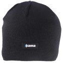 Czapka Kama Merino Wool Gore-Tex Infinium Windstopper, Black (AW19-110)