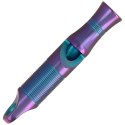 Gwizdek sygnalizacyjny We Knife Purple Titanium z linką Paracord (A-05AP)