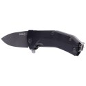 Nóż składany LionSteel KUR Black G10, Black Stonewashed Sleipner by Molletta (KUR BBK)