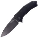 Nóż składany LionSteel KUR Black G10, Black Stonewashed Sleipner by Molletta (KUR BBK)