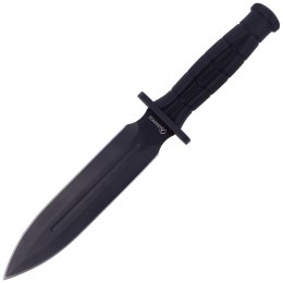Nóż Martinez Albainox Midway Black ABS, Black Blade (32287)