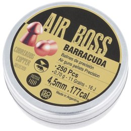 Śrut Apolo Air Boss Barracuda Copper 4.5 mm, 250 szt. 070.g/ 11.0gr (30003)