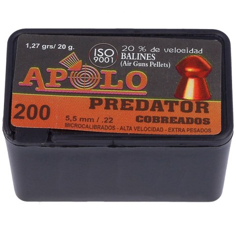 Śrut Apolo Predator Copper 5.52 mm, 200 szt. 1.36g/21.0gr (19951-2)