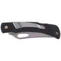 Nóż składany Mikov Crocodile Clip Point Black ABS, Mirror, Klips (243-NH-1/B BLACK/CLIP)