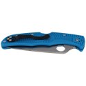 Nóż składany Spyderco Endura 4 FRN Blue Flat Ground Plain (C10FPBL)