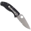 Nóż składany Spyderco Tenacious G-10 Black Combination (C122GPS)