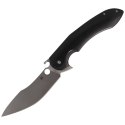 Nóż składany Spyderco Tropen G-10 Black Plain by Javier Vogt (C237GP)