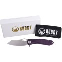 Nóż składany Kubey Knife Drake, Purple G10, Sandblast M390 by Maksim Tkachuk (KB310G)