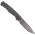 Nóż składany WE Knife Seer LE No 399/420 Gray Titanium, Rubbed Silver (WE20015-3)