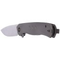 Nóż składany WE Knife Seer LE No 399/420 Gray Titanium, Rubbed Silver (WE20015-3)