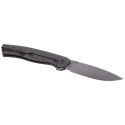 Nóż składany WE Knife Seer LE No 399/420 Gray Titanium, Rubbed Silver (WE20015-3)